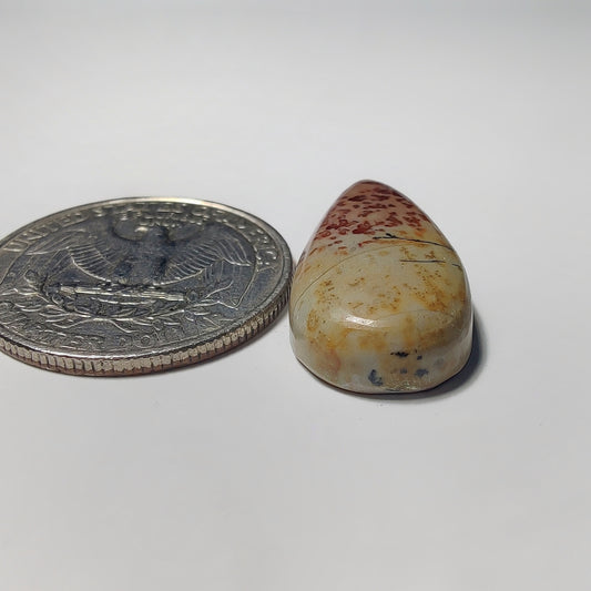 Coffee Bean Jasper gemstone cabochon - natural crystal healing stone for jewelry making by Gemivra