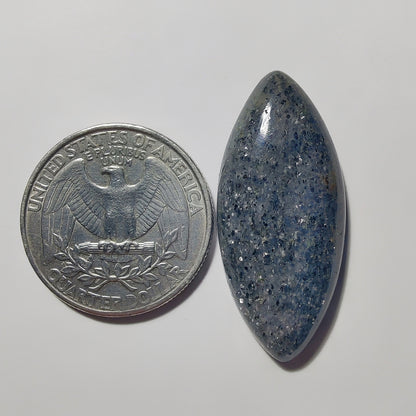 Midnight Quartz gemstone cabochon - natural crystal healing stone for jewelry making by Gemivra