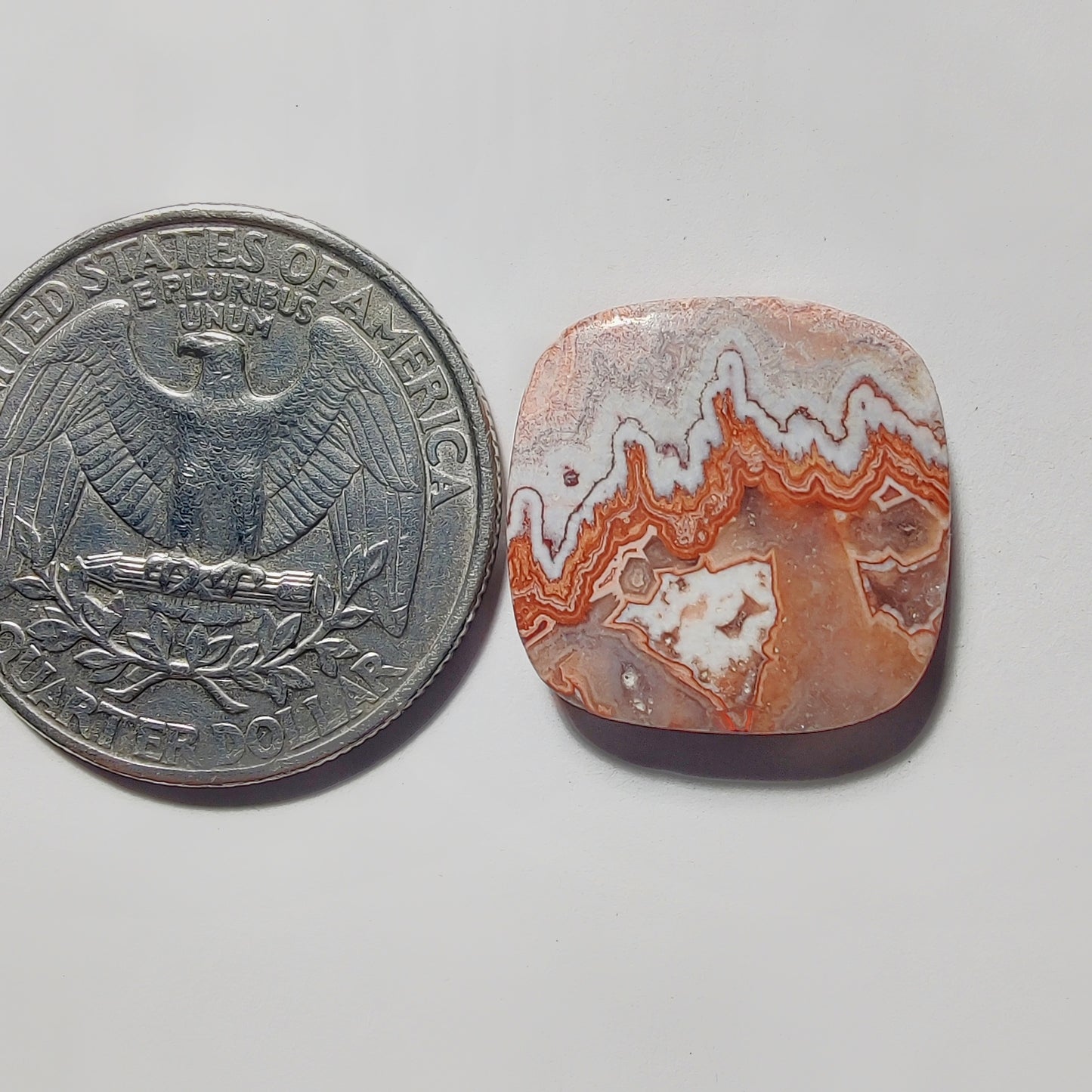 Rosita Jasper gemstone cabochon - natural crystal healing stone for jewelry making by Gemivra