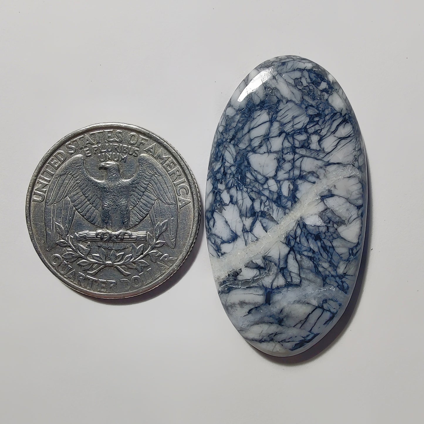 Pinolith Jasper gemstone cabochon - natural crystal healing stone for jewelry making by Gemivra