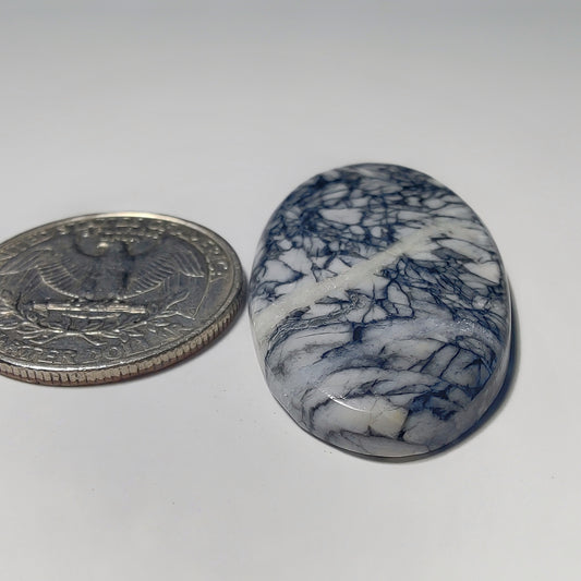 Pinolith Jasper gemstone cabochon - natural crystal healing stone for jewelry making by Gemivra