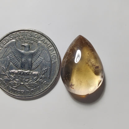 Ametrine gemstone cabochon - natural crystal healing stone for jewelry making by Gemivra