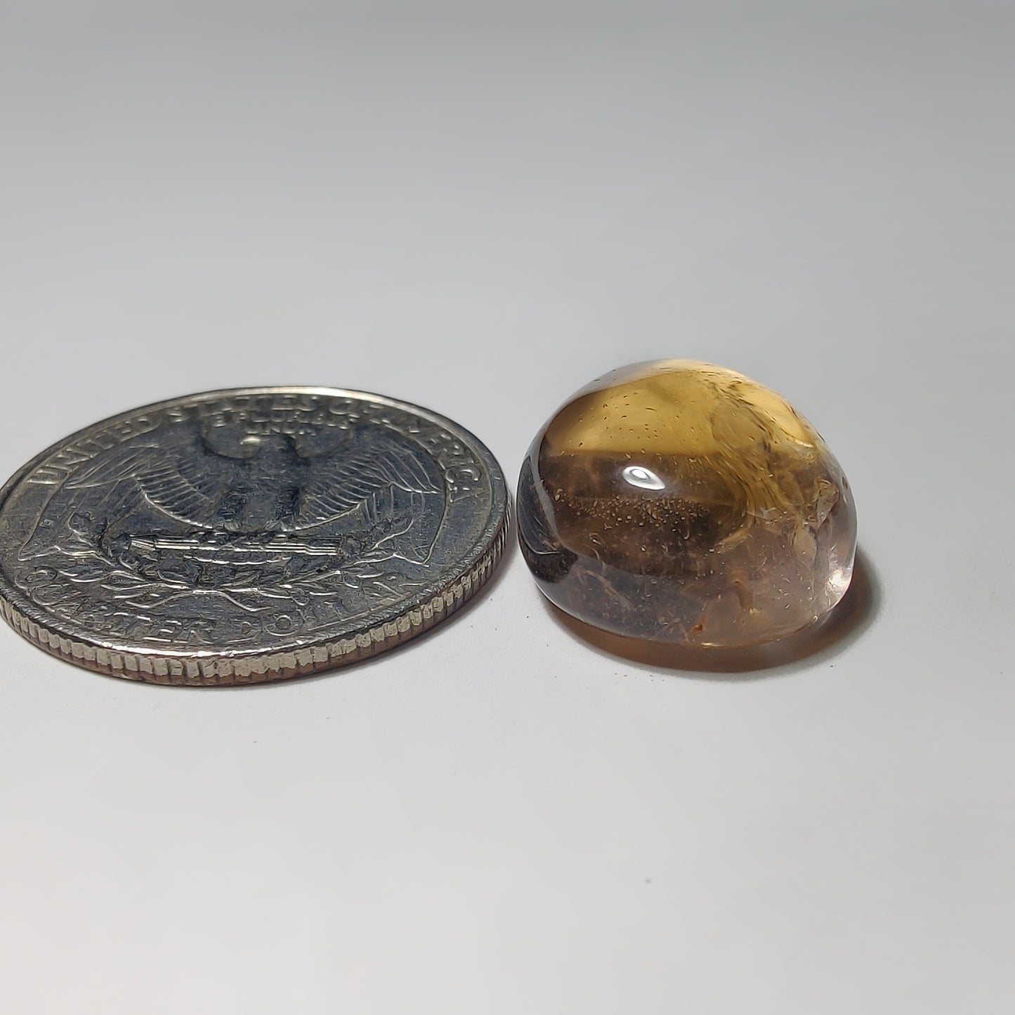 Ametrine gemstone cabochon - natural crystal healing stone for jewelry making by Gemivra