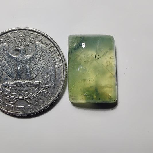 Prehnite gemstone cabochon - natural crystal healing stone for jewelry making by Gemivra