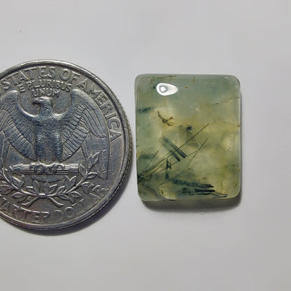 Prehnite gemstone cabochon - natural crystal healing stone for jewelry making by Gemivra