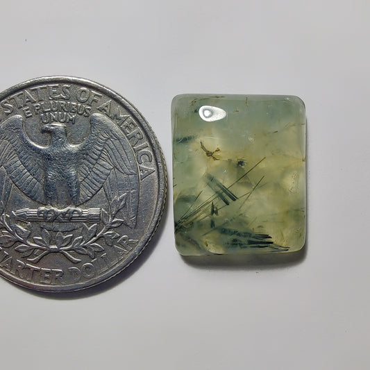 Prehnite gemstone cabochon - natural crystal healing stone for jewelry making by Gemivra