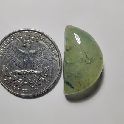 Prehnite gemstone cabochon - natural crystal healing stone for jewelry making by Gemivra