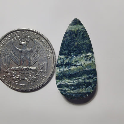 Zebra Jasper gemstone cabochon - natural crystal healing stone for jewelry making by Gemivra