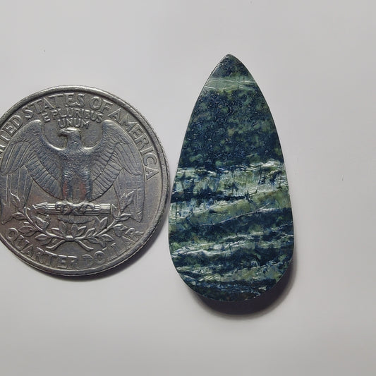 Zebra Jasper gemstone cabochon - natural crystal healing stone for jewelry making by Gemivra