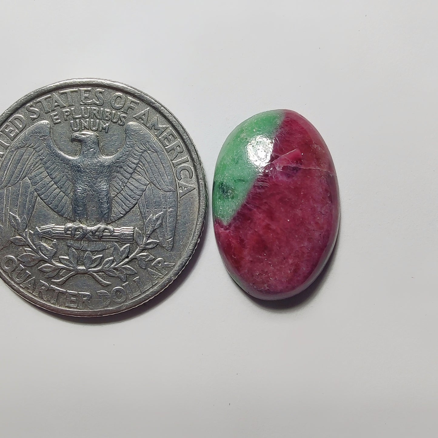 Ruby Zoisite gemstone cabochon - natural crystal healing stone for jewelry making by Gemivra