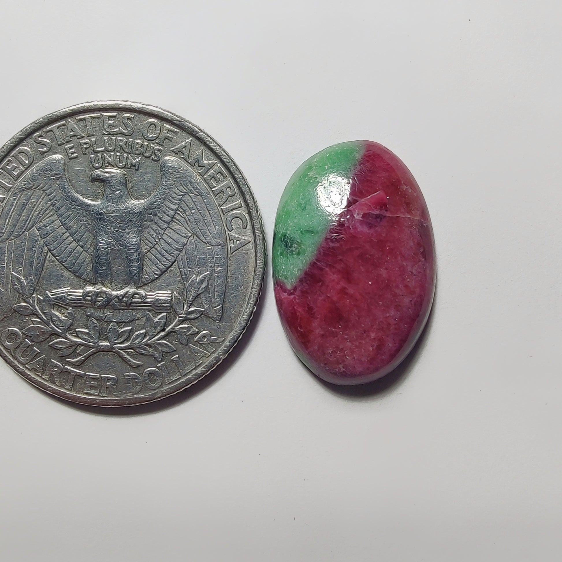 Ruby Zoisite gemstone cabochon - natural crystal healing stone for jewelry making by Gemivra