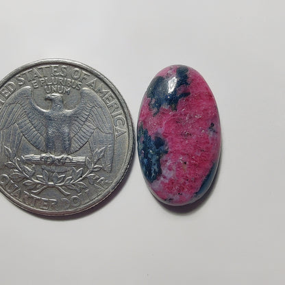 Ruby Zoisite gemstone cabochon - natural crystal healing stone for jewelry making by Gemivra