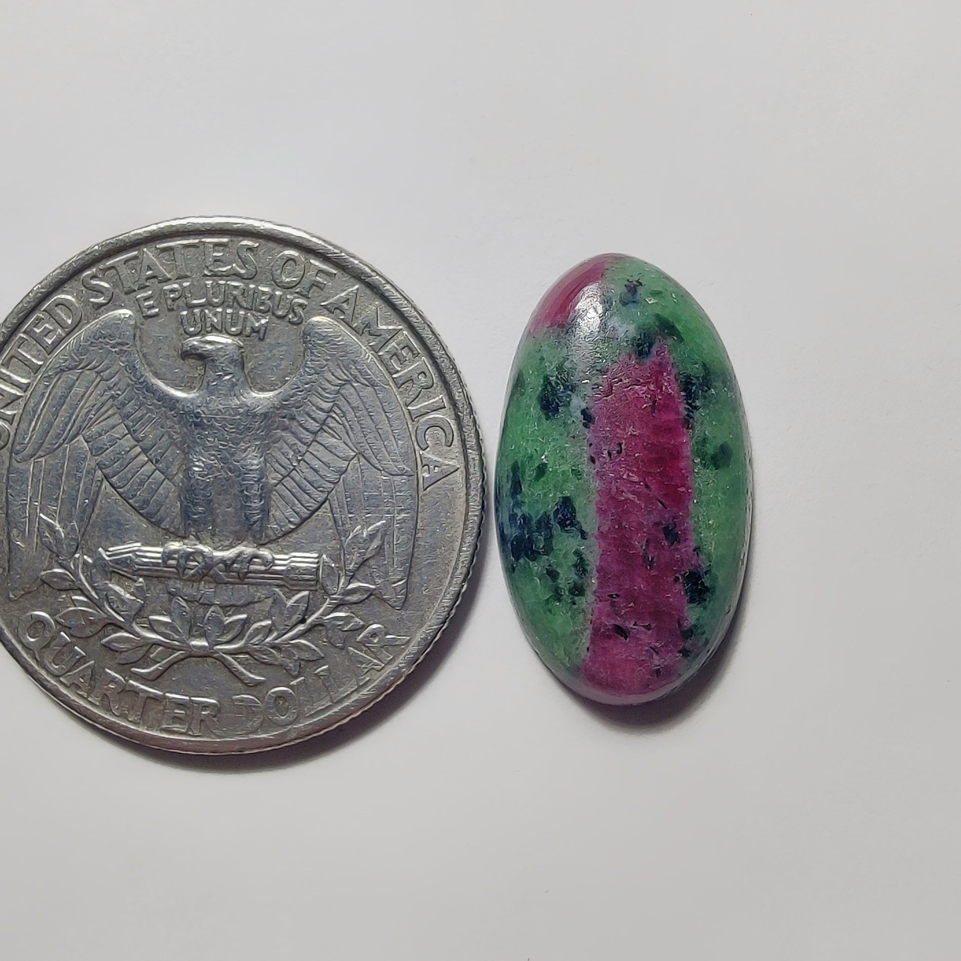 Ruby Zoisite gemstone cabochon - natural crystal healing stone for jewelry making by Gemivra