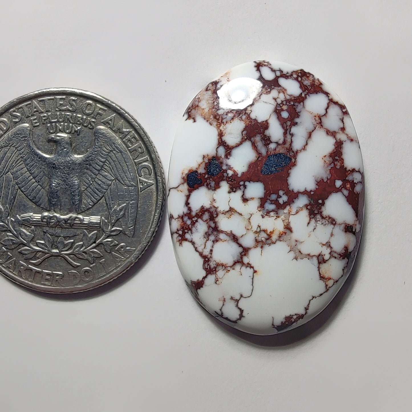 Wild Horse Jasper gemstone cabochon - natural crystal healing stone for jewelry making by Gemivra