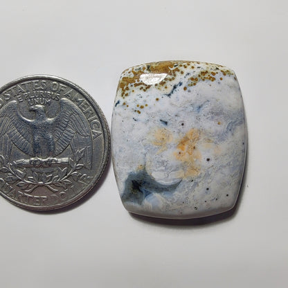 Ocean Jasper gemstone cabochon - natural crystal healing stone for jewelry making by Gemivra