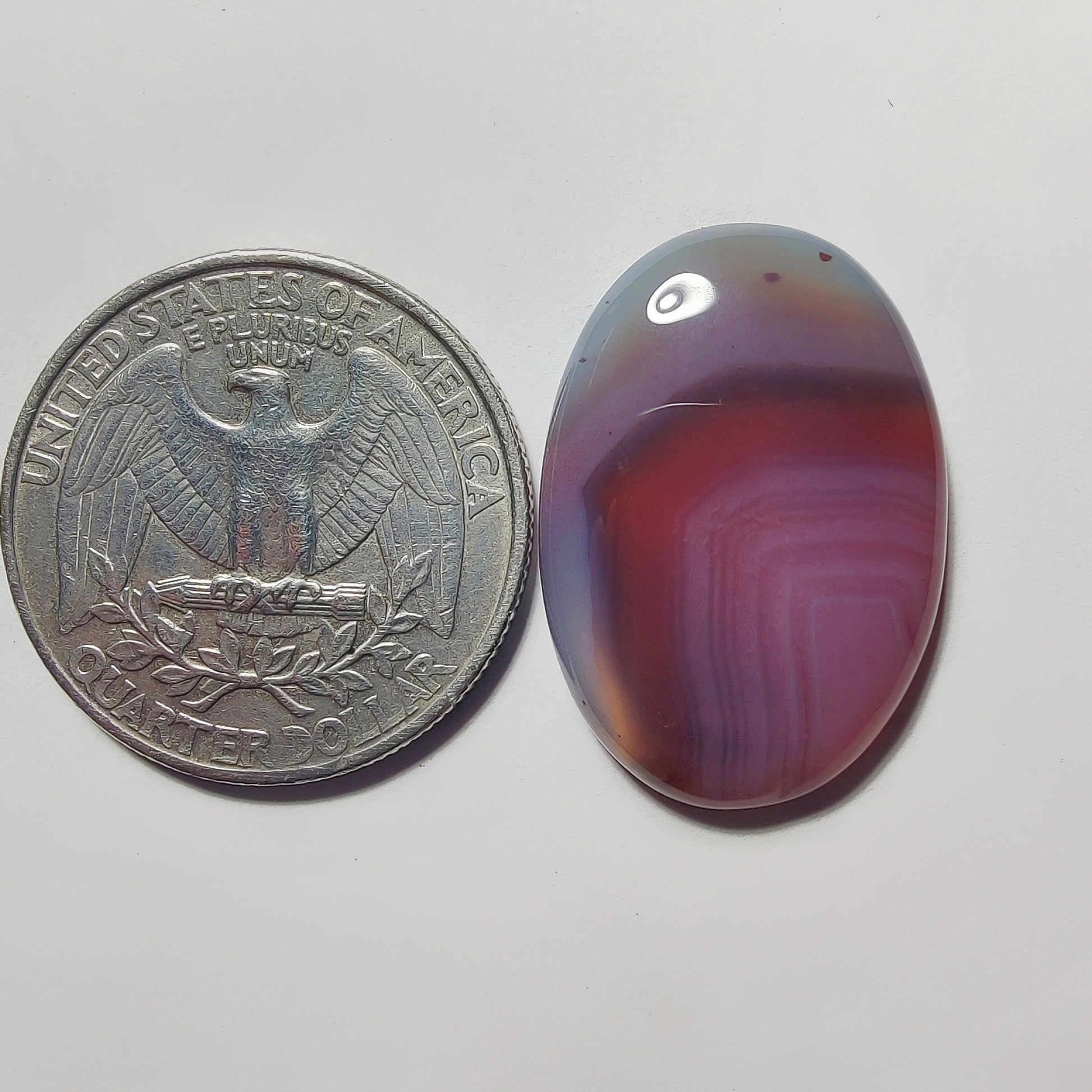 Botswana Agate gemstone cabochon - natural crystal healing stone for jewelry making by Gemivra