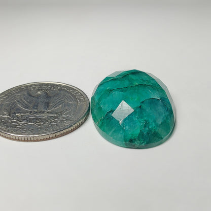 Checker Cut Dyed Emerald Quartz