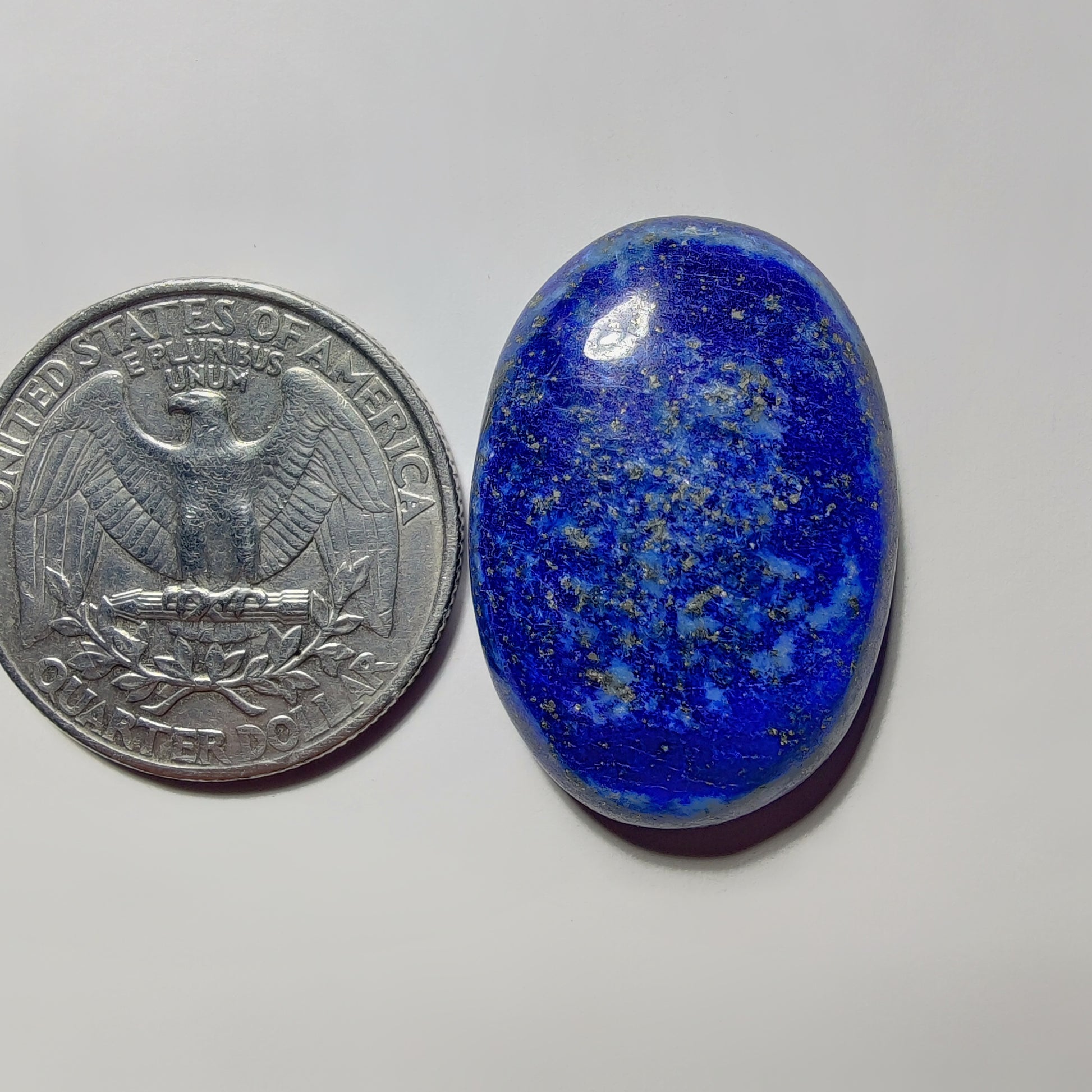 Lapis Lazuli gemstone cabochon - natural crystal healing stone for jewelry making by Gemivra