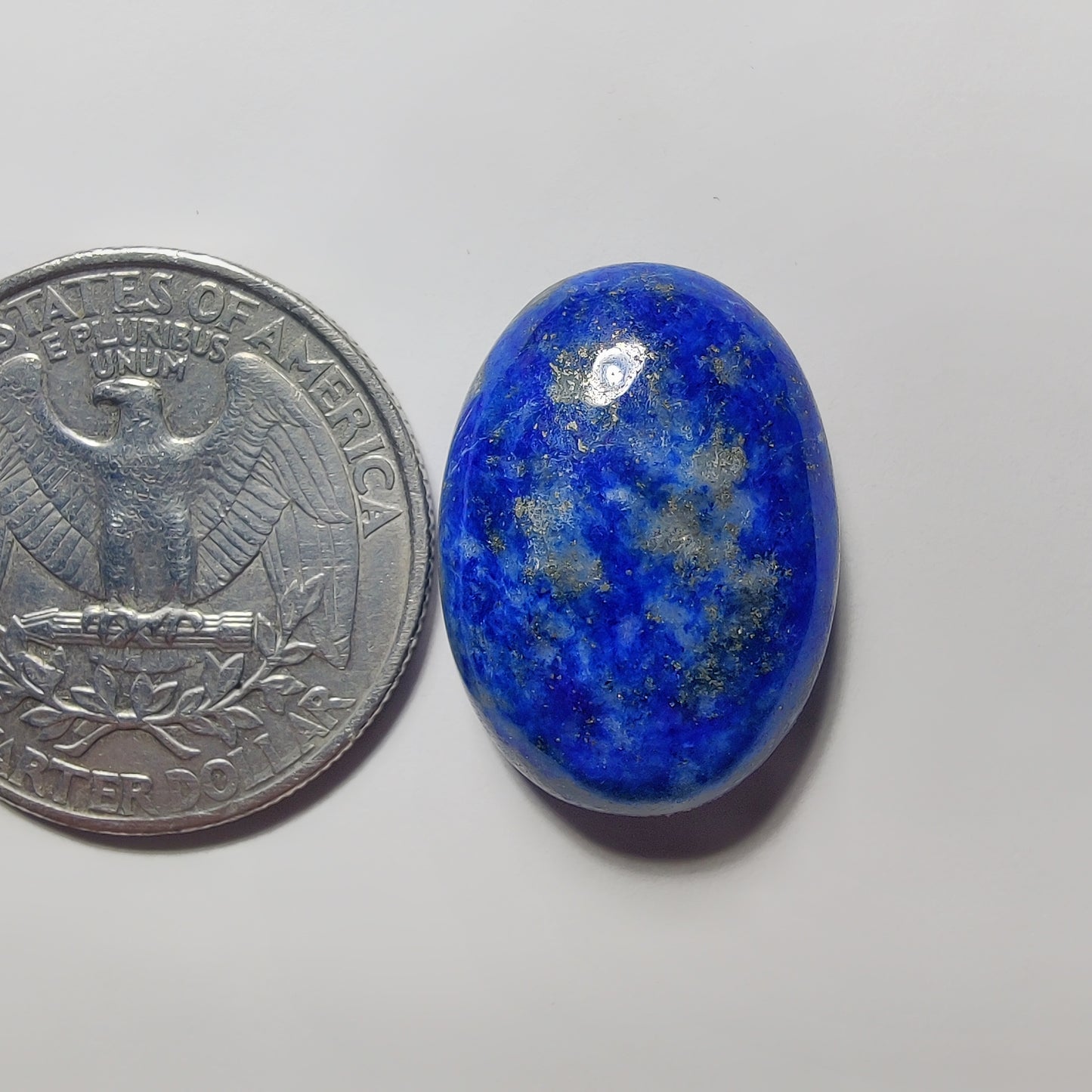 Lapis Lazuli gemstone cabochon - natural crystal healing stone for jewelry making by Gemivra