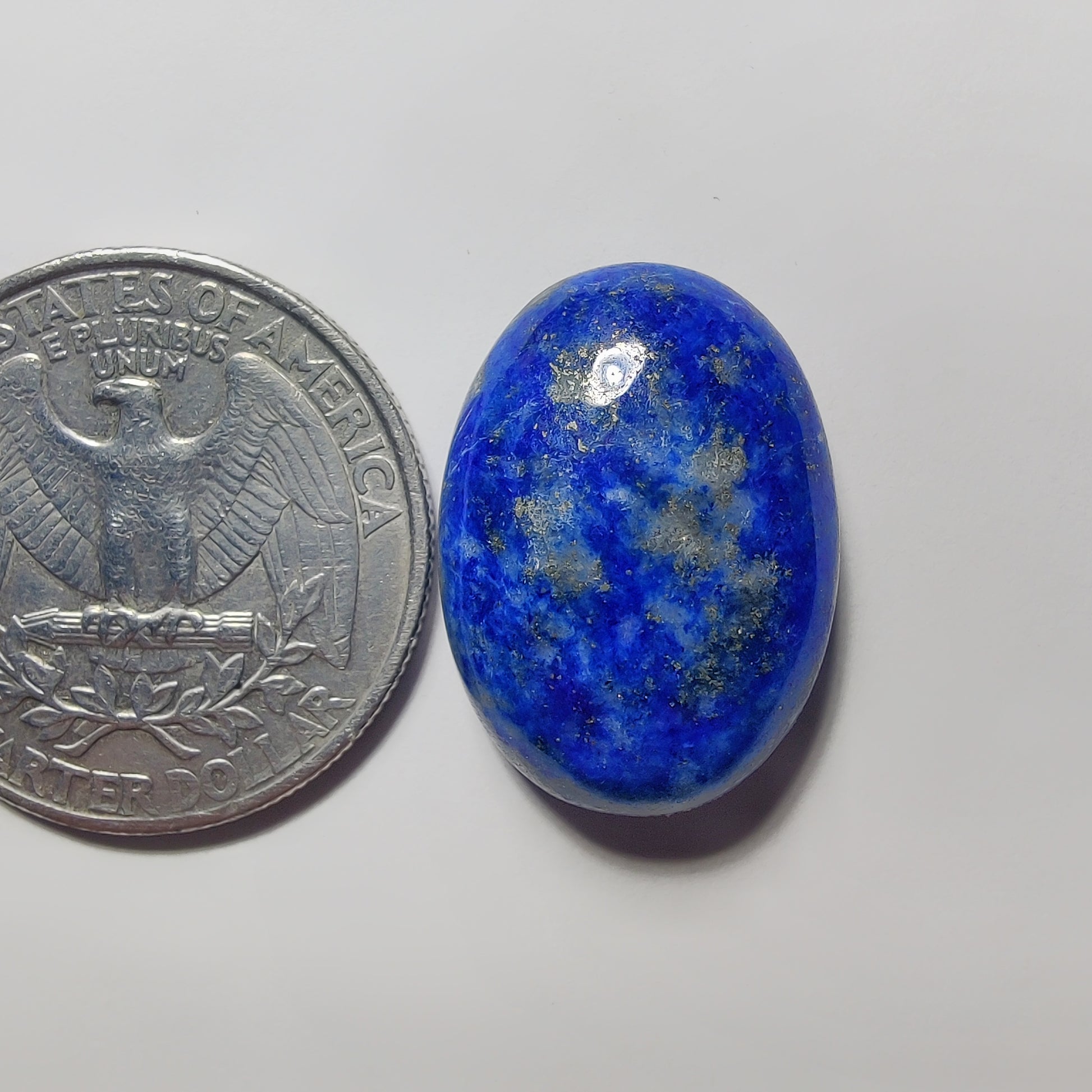Lapis Lazuli gemstone cabochon - natural crystal healing stone for jewelry making by Gemivra