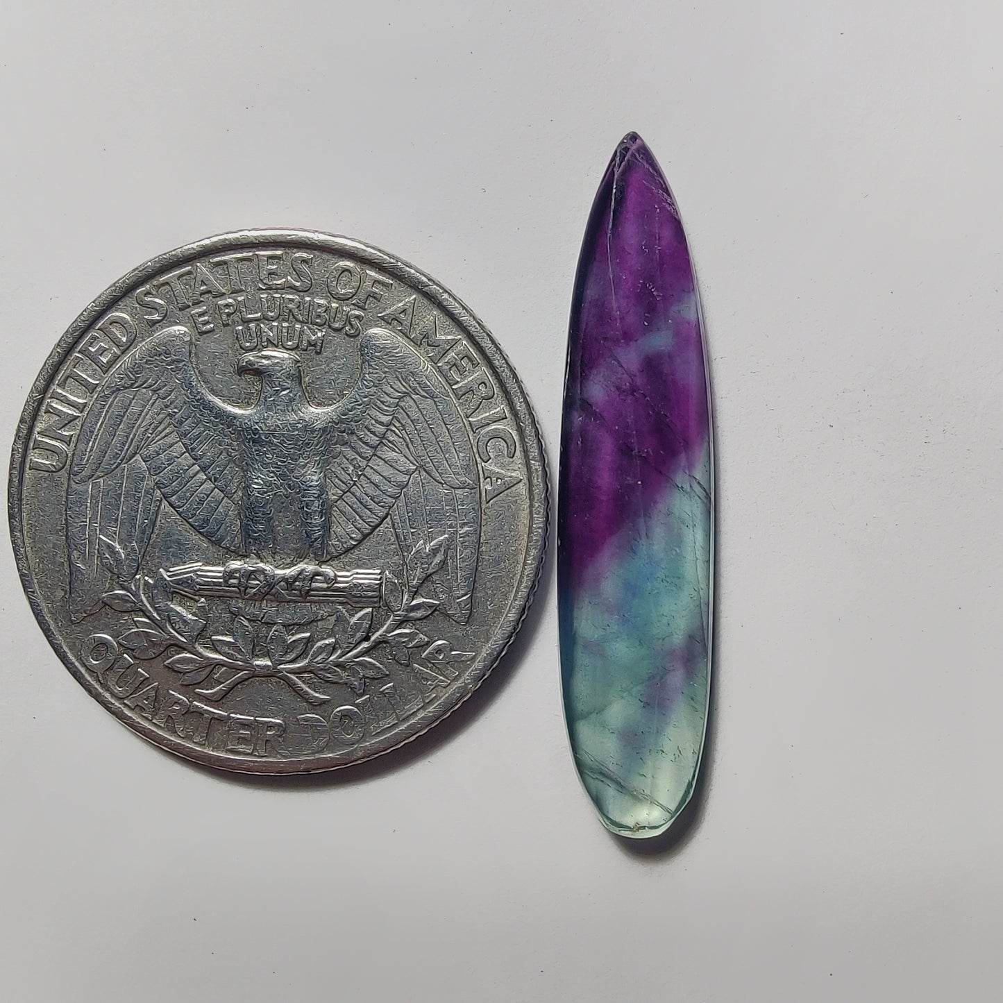 Rose Cut Fluorite gemstone cabochon - natural crystal healing stone for jewelry making by Gemivra