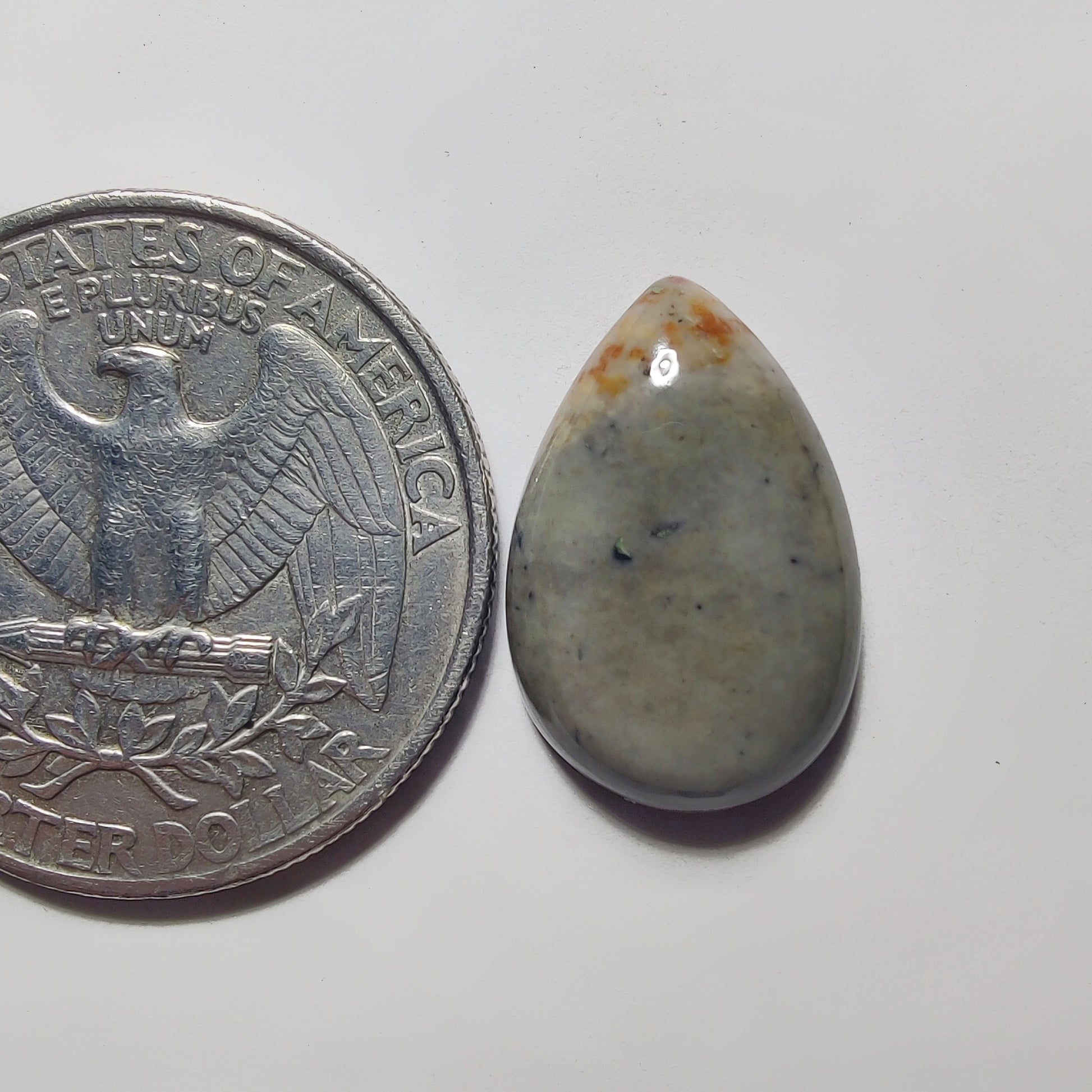 Polychrome Jasper gemstone cabochon - natural crystal healing stone for jewelry making by Gemivra