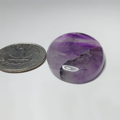Amethyst Cabochon gemstone cabochon - natural crystal healing stone for jewelry making by Gemivra