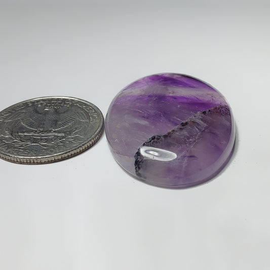 Amethyst Cabochon gemstone cabochon - natural crystal healing stone for jewelry making by Gemivra