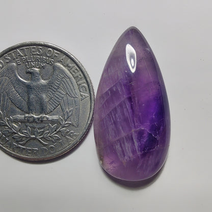 Amethyst Cabochon gemstone cabochon - natural crystal healing stone for jewelry making by Gemivra