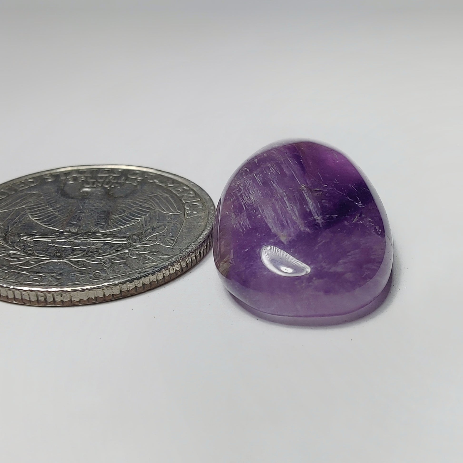 Amethyst Cabochon gemstone cabochon - natural crystal healing stone for jewelry making by Gemivra