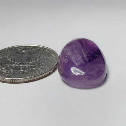 Amethyst Cabochon gemstone cabochon - natural crystal healing stone for jewelry making by Gemivra