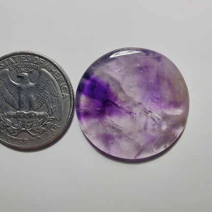 Amethyst Cabochon gemstone cabochon - natural crystal healing stone for jewelry making by Gemivra
