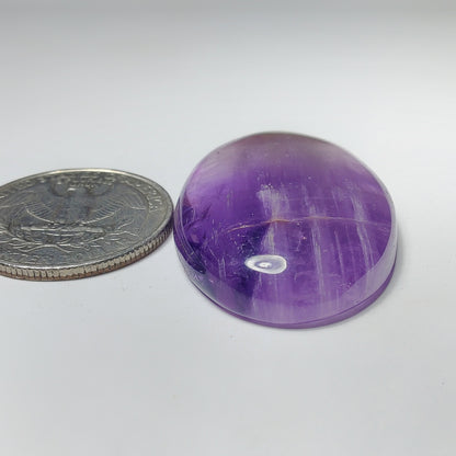 Amethyst Cabochon gemstone cabochon - natural crystal healing stone for jewelry making by Gemivra