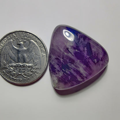 Amethyst Cabochon gemstone cabochon - natural crystal healing stone for jewelry making by Gemivra