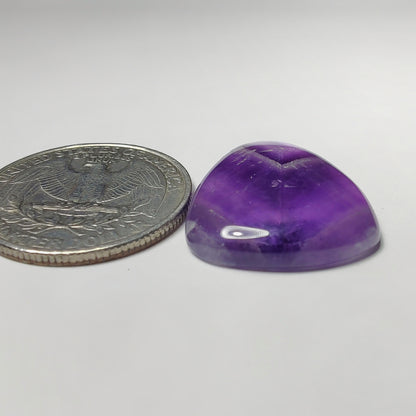 Amethyst Cabochon gemstone cabochon - natural crystal healing stone for jewelry making by Gemivra