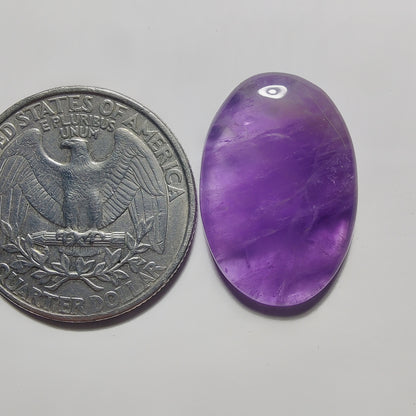 Amethyst Cabochon gemstone cabochon - natural crystal healing stone for jewelry making by Gemivra