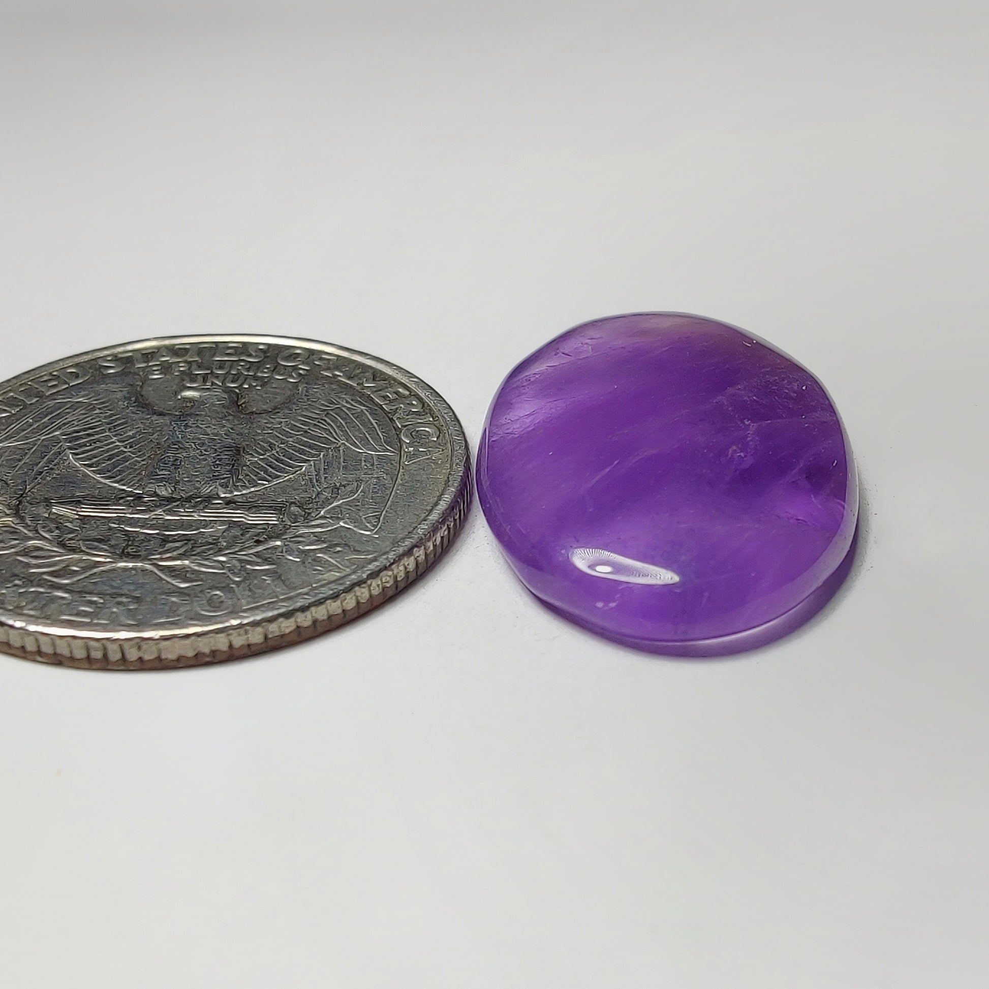 Amethyst Cabochon gemstone cabochon - natural crystal healing stone for jewelry making by Gemivra
