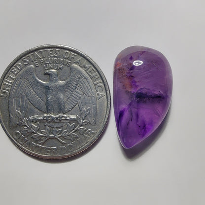 Amethyst Cabochon gemstone cabochon - natural crystal healing stone for jewelry making by Gemivra