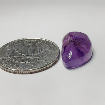 Amethyst Cabochon gemstone cabochon - natural crystal healing stone for jewelry making by Gemivra