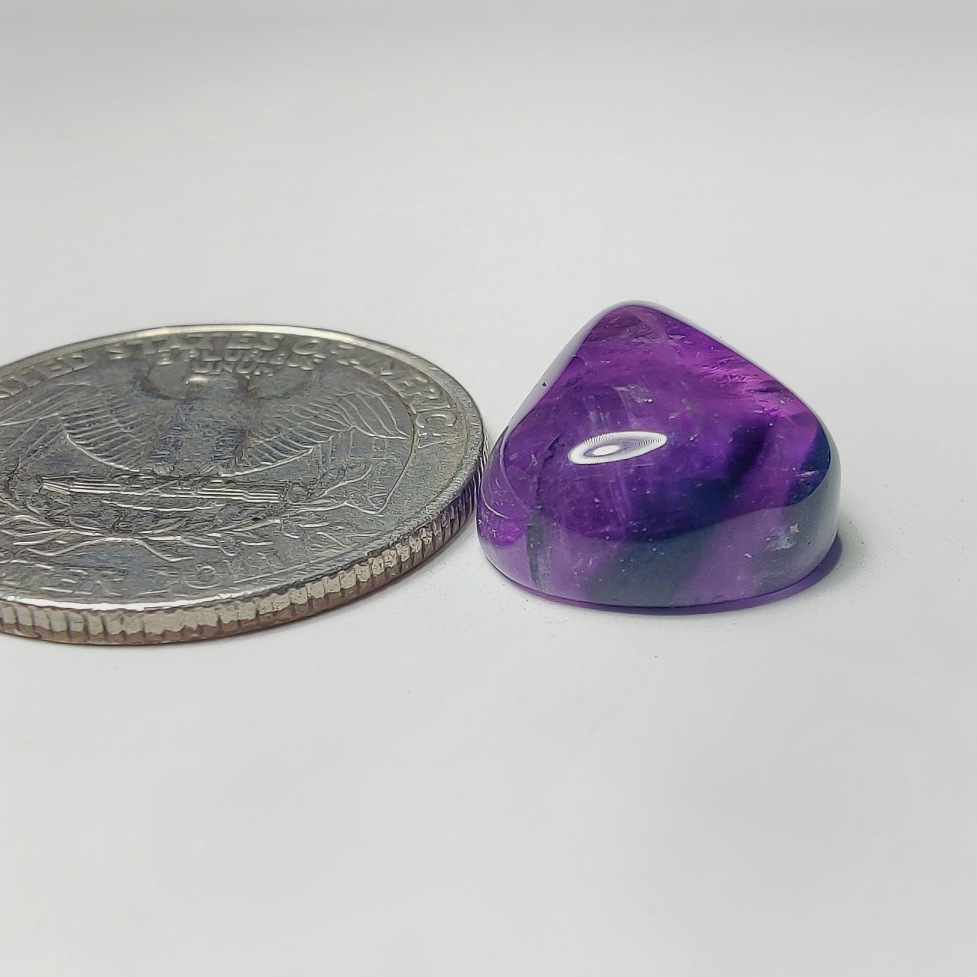 Amethyst Cabochon gemstone cabochon - natural crystal healing stone for jewelry making by Gemivra