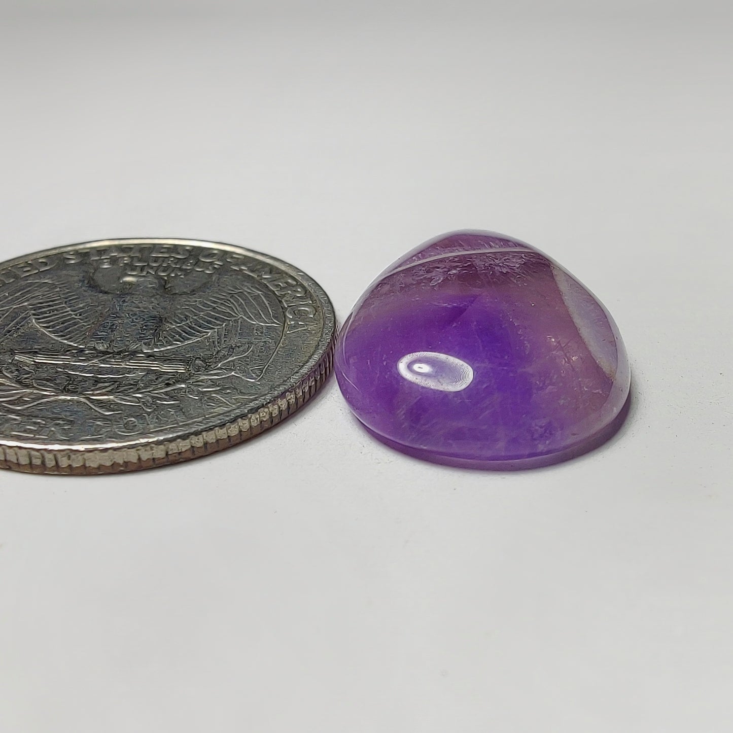 Amethyst Cabochon gemstone cabochon - natural crystal healing stone for jewelry making by Gemivra