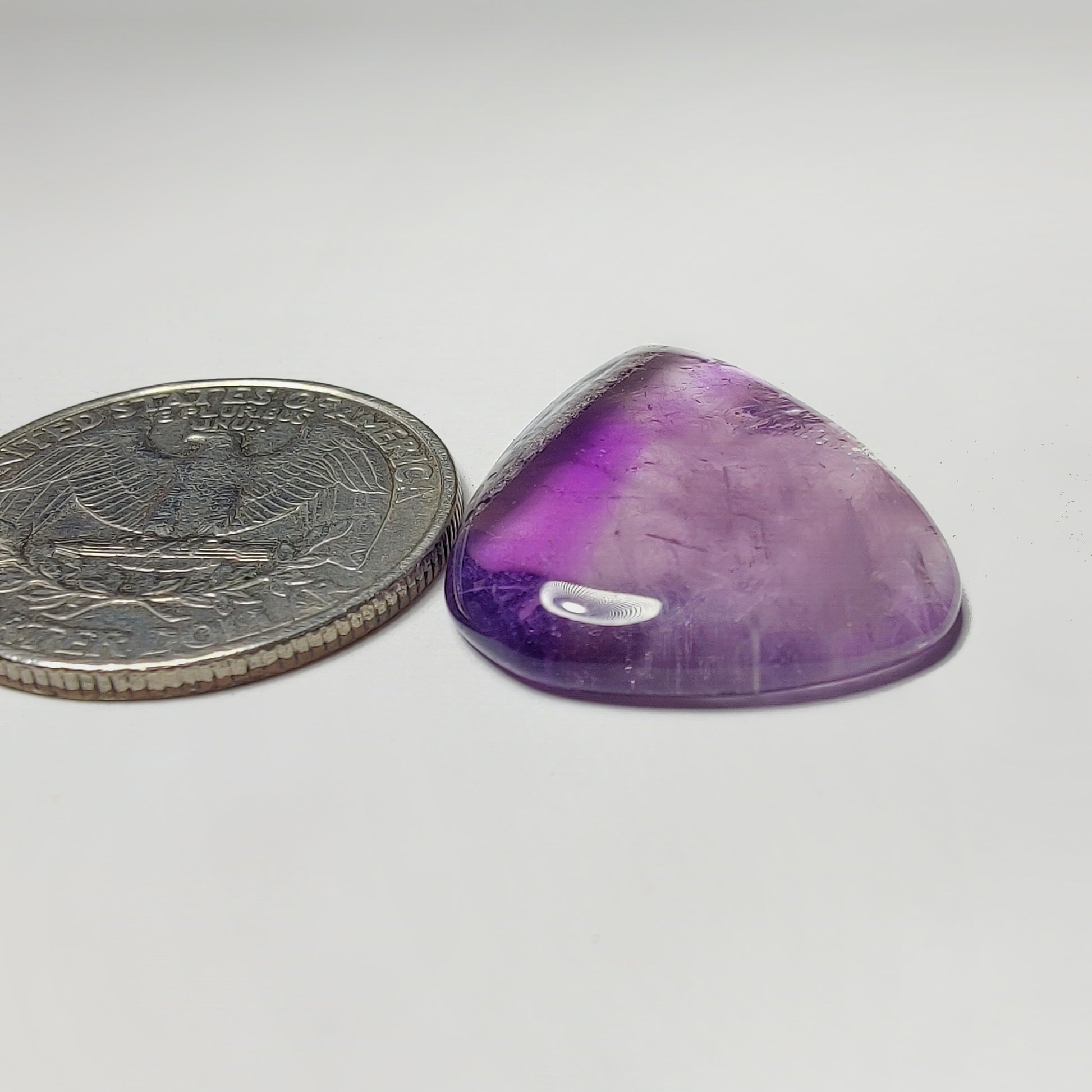 Amethyst Cabochon gemstone cabochon - natural crystal healing stone for jewelry making by Gemivra