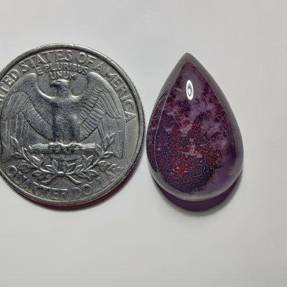 Amethyst Cabochon gemstone cabochon - natural crystal healing stone for jewelry making by Gemivra