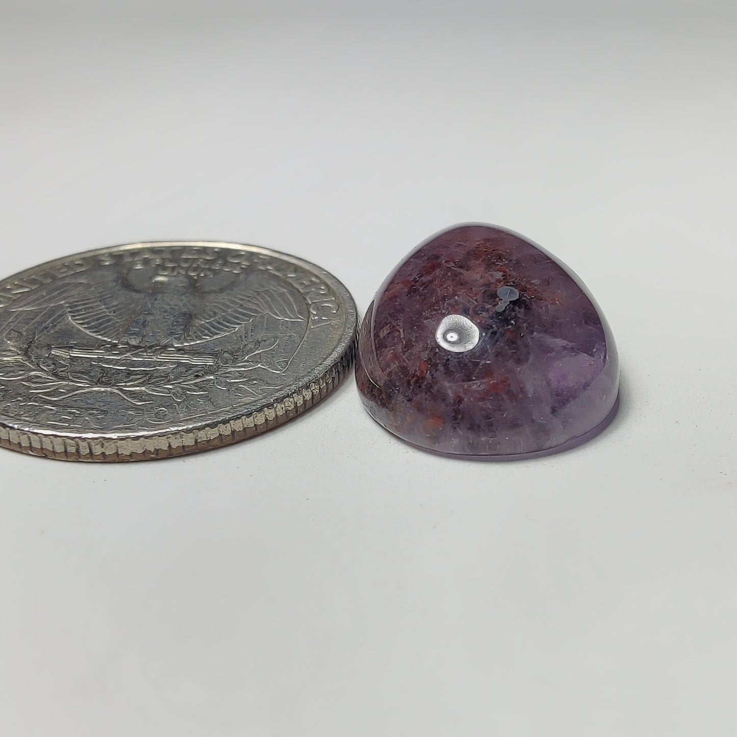 Amethyst Cabochon gemstone cabochon - natural crystal healing stone for jewelry making by Gemivra