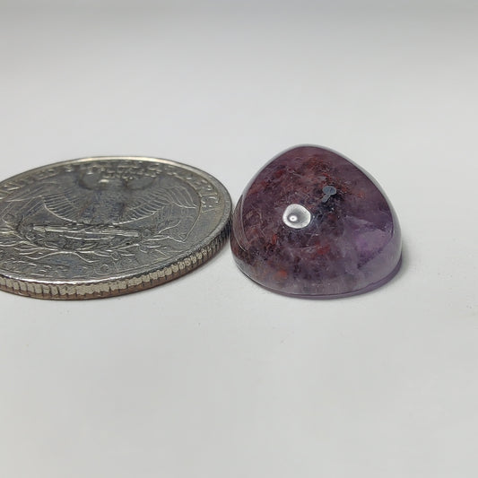 Amethyst Cabochon gemstone cabochon - natural crystal healing stone for jewelry making by Gemivra