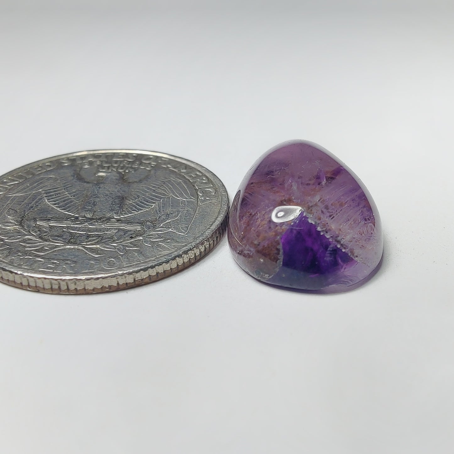 Amethyst Cabochon gemstone cabochon - natural crystal healing stone for jewelry making by Gemivra