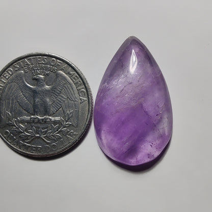 Amethyst Cabochon gemstone cabochon - natural crystal healing stone for jewelry making by Gemivra