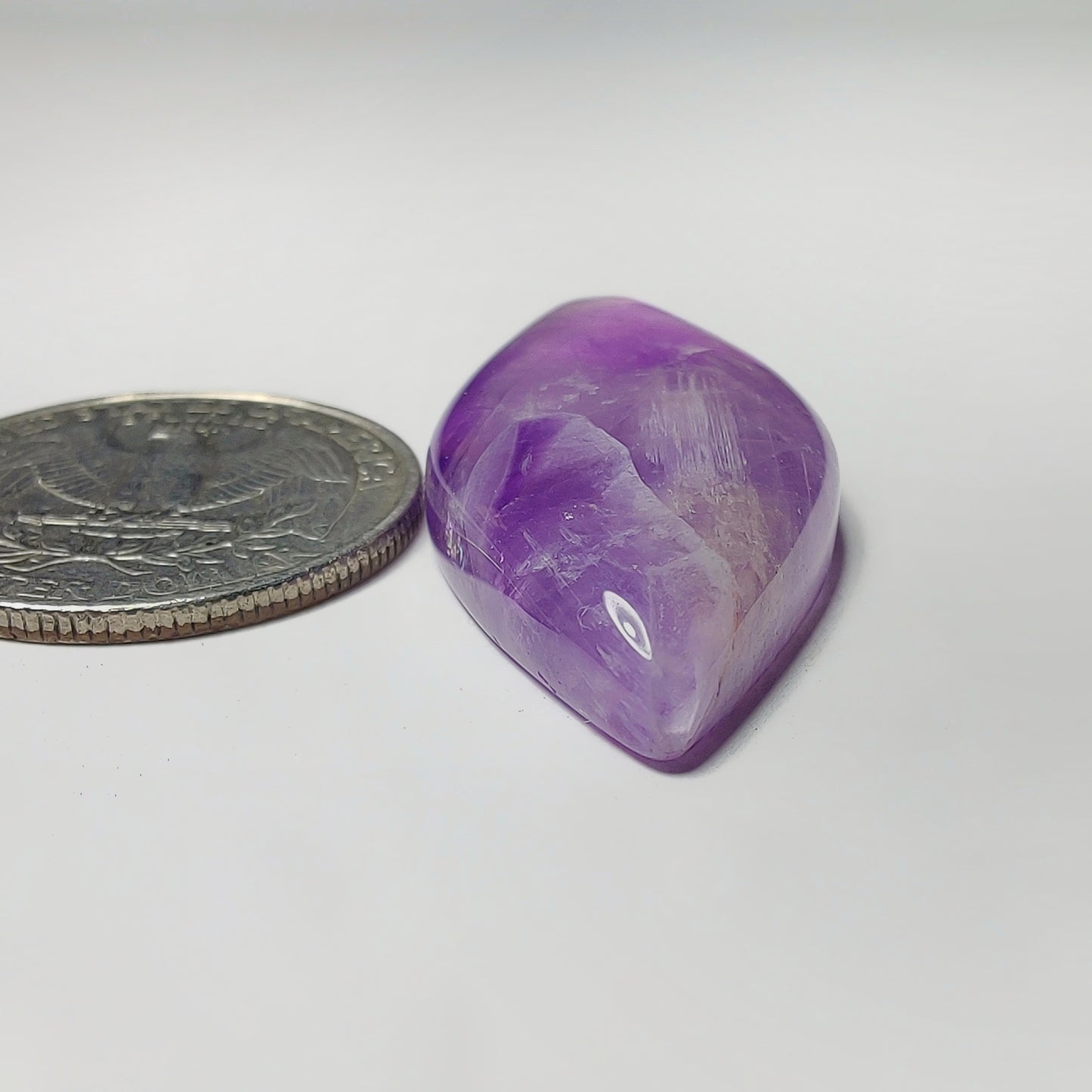 Amethyst Cabochon gemstone cabochon - natural crystal healing stone for jewelry making by Gemivra