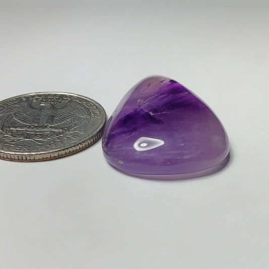Amethyst Cabochon gemstone cabochon - natural crystal healing stone for jewelry making by Gemivra