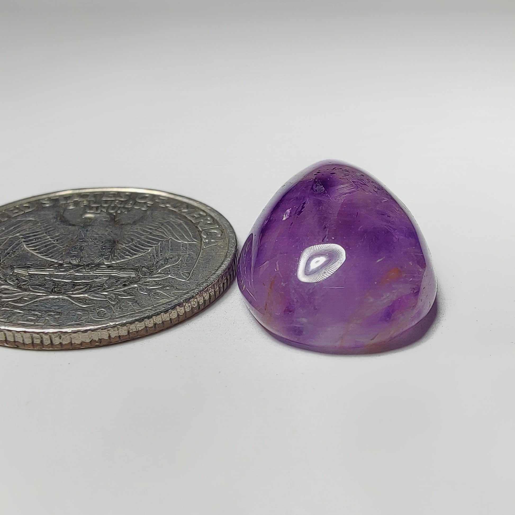 Amethyst Cabochon gemstone cabochon - natural crystal healing stone for jewelry making by Gemivra